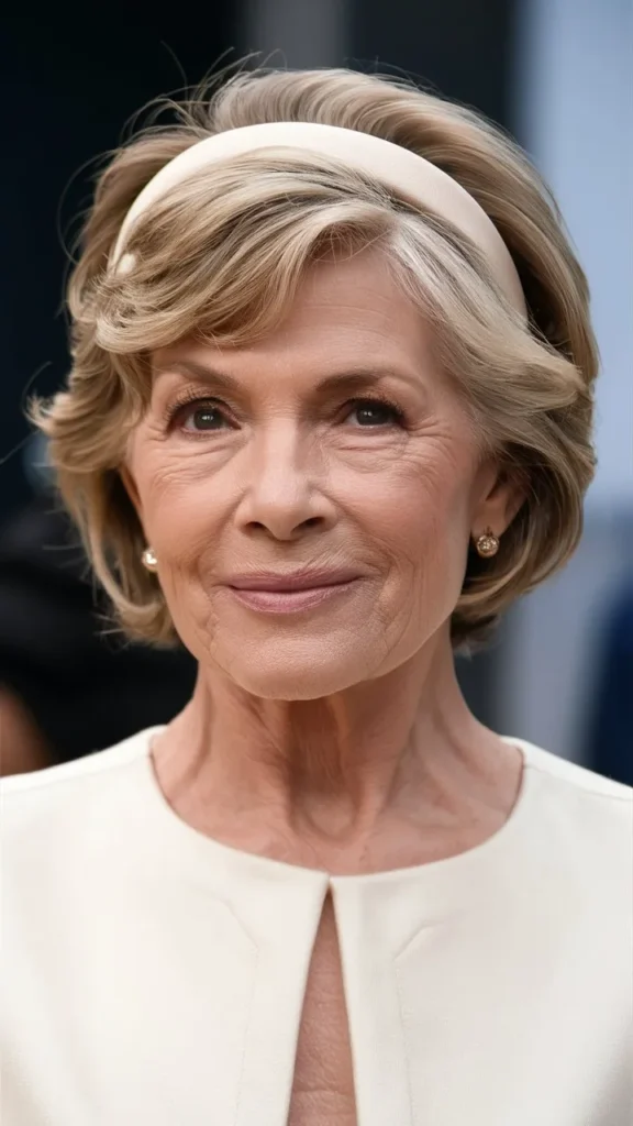 30+ Timeless Short Hairstyles for Women Over 70 with Wavy Hair