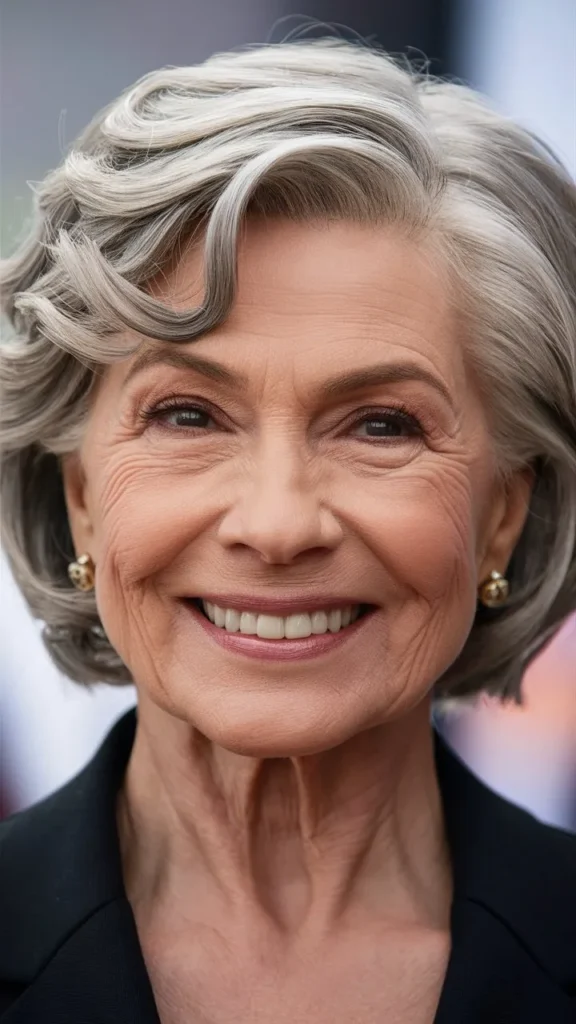 30+ Timeless Short Hairstyles for Women Over 70 with Wavy Hair