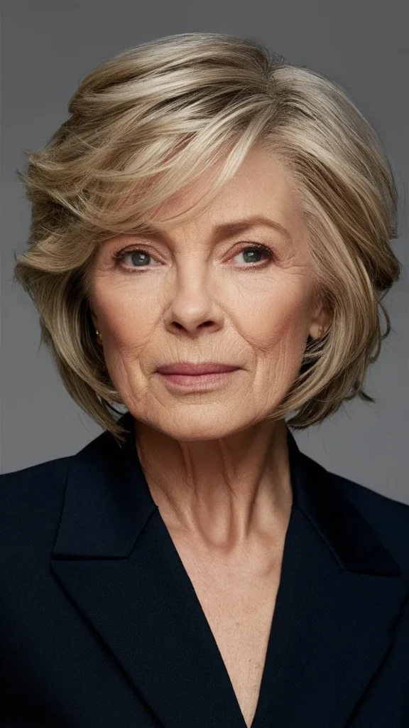 30+ Timeless Short Hairstyles for Women Over 70 with Wavy Hair