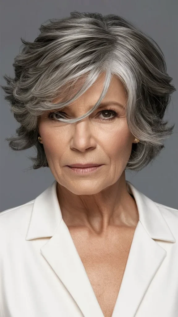 30+ Stunning Images of Short Hairstyles for Women Over 60 with Thick Wavy Hair