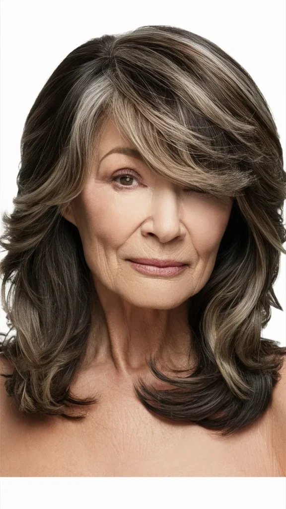 30+ Sexy Chic Medium Wavy Hairstyles for Women Over 60