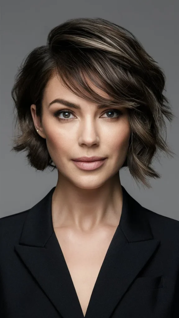 30+ Trendy Images of Short Haircuts for Women Over 21 with Wavy Hair