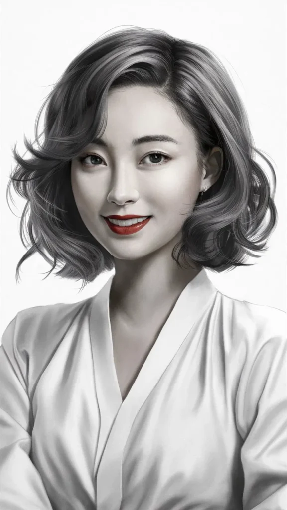 30+ Gorgeous Images of Korean Short Hair Women with Wavy Styles