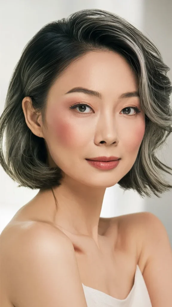 30+ Gorgeous Images of Korean Short Hair Women with Wavy Styles