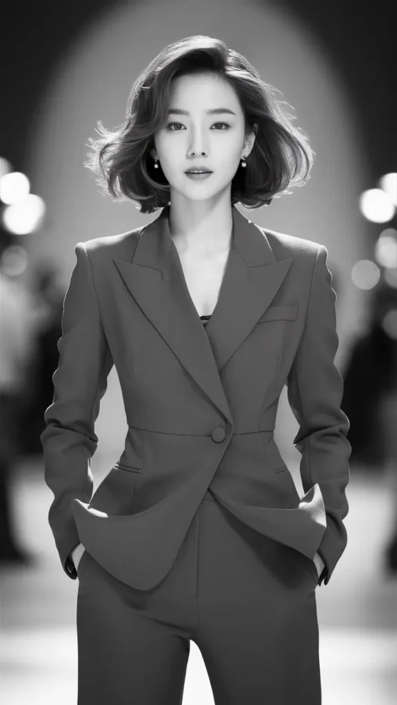 30+ Gorgeous Images of Korean Short Hair Women with Wavy Styles