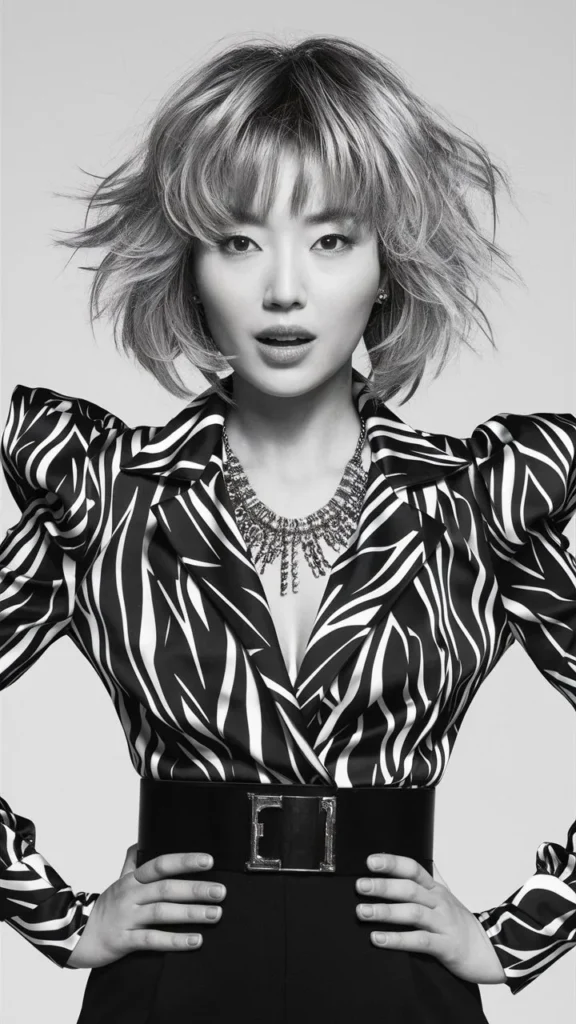 30+ Gorgeous Images of Korean Short Hair Women with Wavy Styles