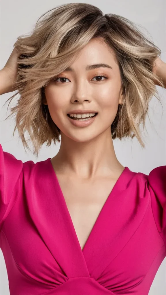 30+ Gorgeous Images of Korean Short Hair Women with Wavy Styles