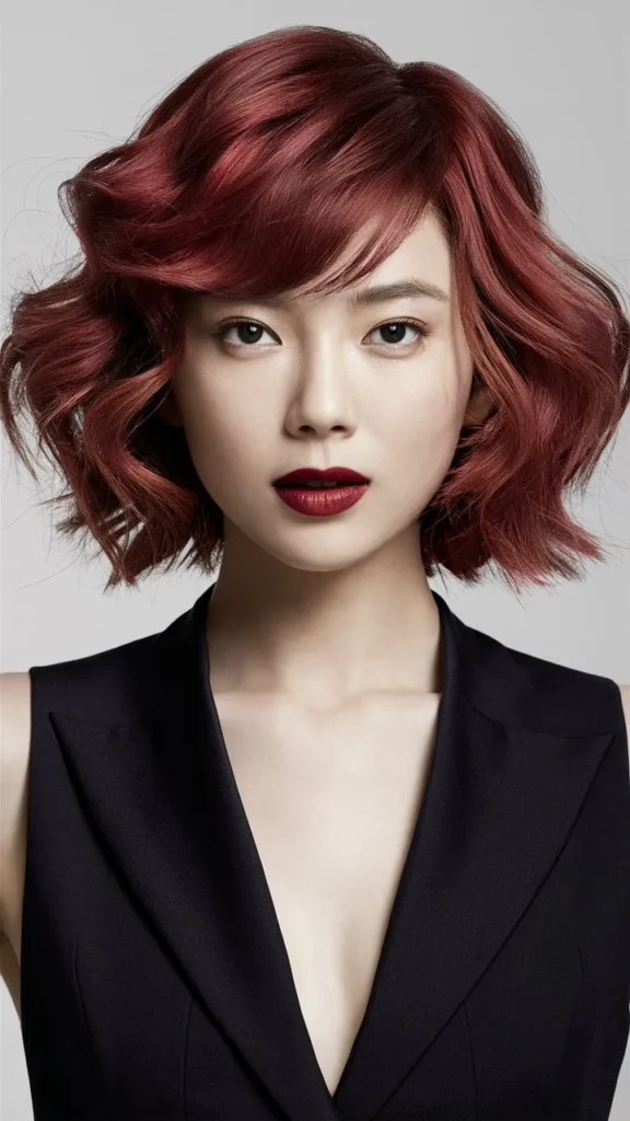 30+ Gorgeous Images of Korean Short Hair Women with Wavy Styles