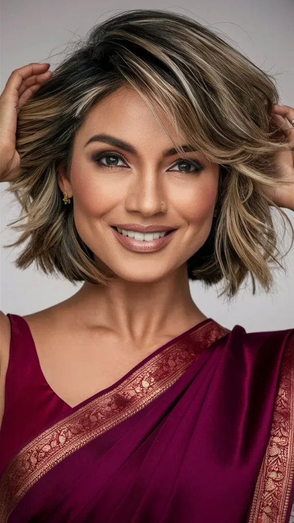 30+ Images of Stunning Short Haircuts for Indian Women with Wavy Hair