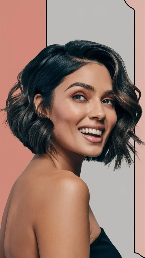 30+ Images of Stunning Short Haircuts for Indian Women with Wavy Hair