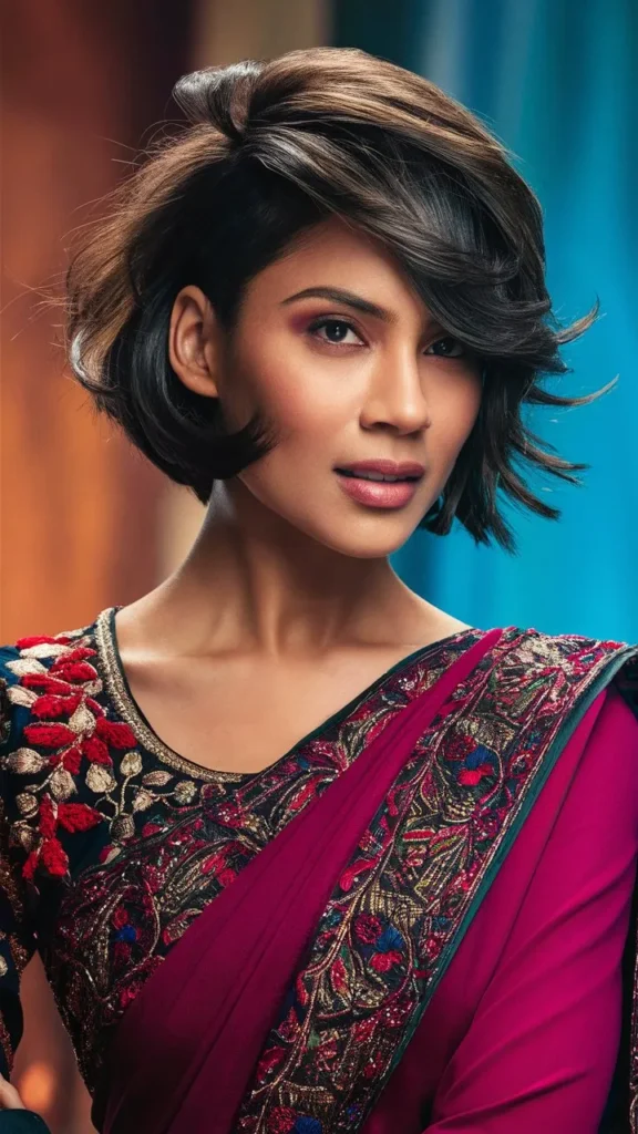 30+ Images of Stunning Short Haircuts for Indian Women with Wavy Hair