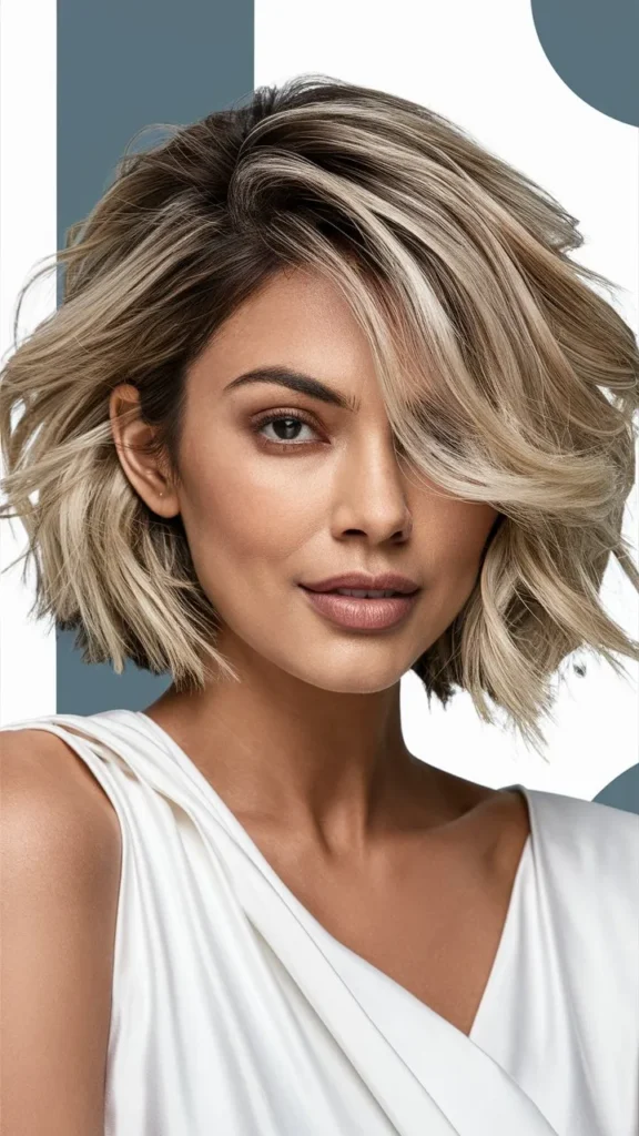 30+ Images of Stunning Short Haircuts for Indian Women with Wavy Hair