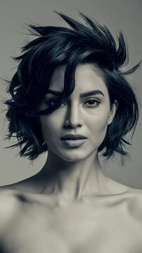 30+ Images of Stunning Short Haircuts for Indian Women with Wavy Hair