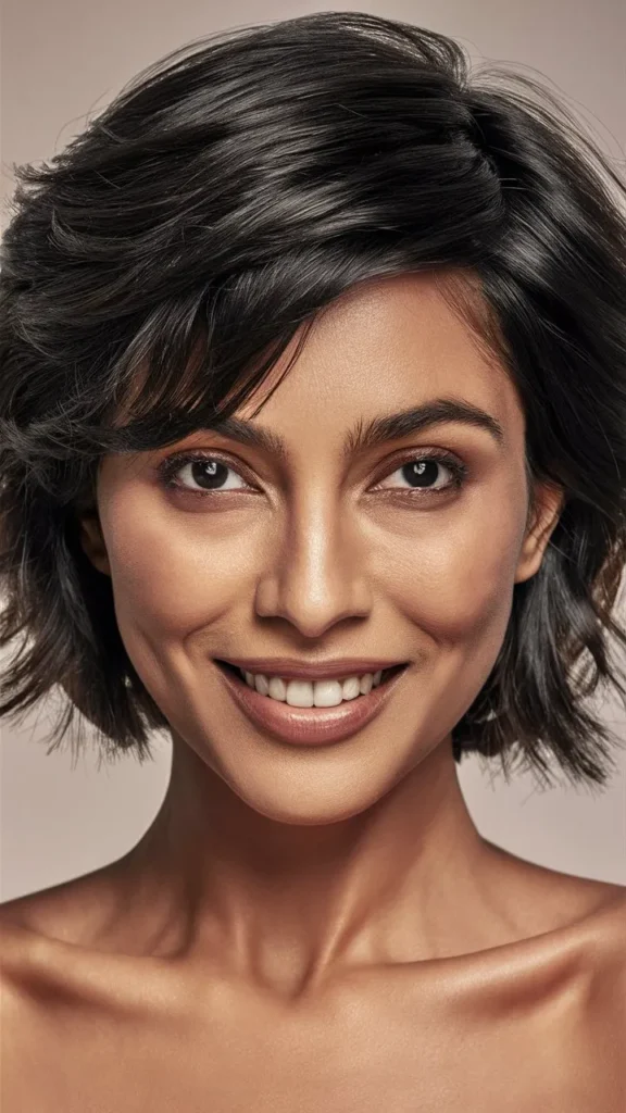 30+ Images of Stunning Short Haircuts for Indian Women with Wavy Hair