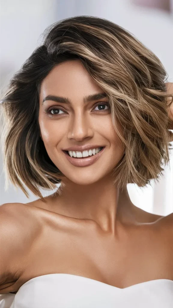 30+ Images of Stunning Short Haircuts for Indian Women with Wavy Hair