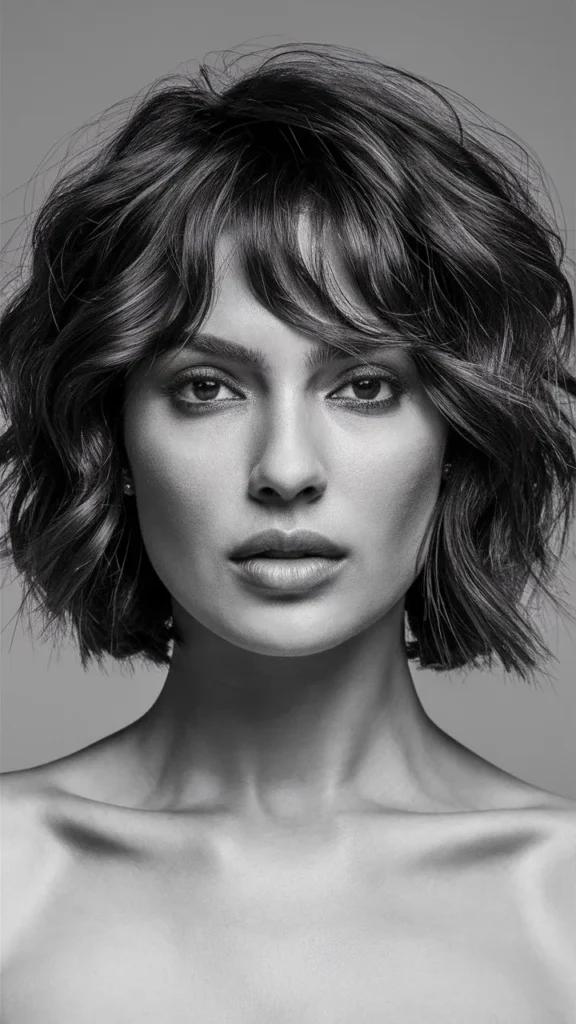 30+ Images of Stunning Short Haircuts for Indian Women with Wavy Hair