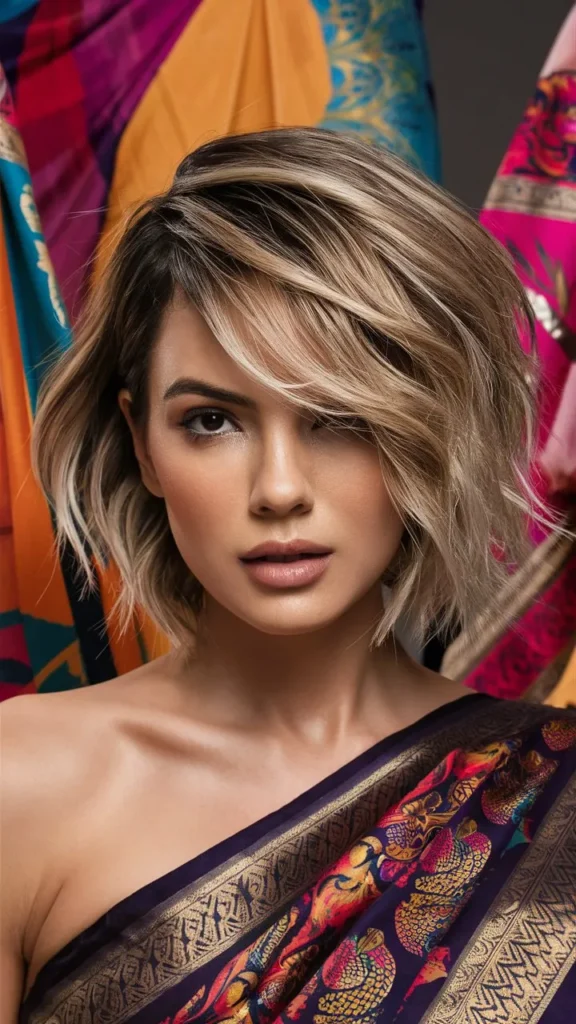 30+ Images of Stunning Short Haircuts for Indian Women with Wavy Hair