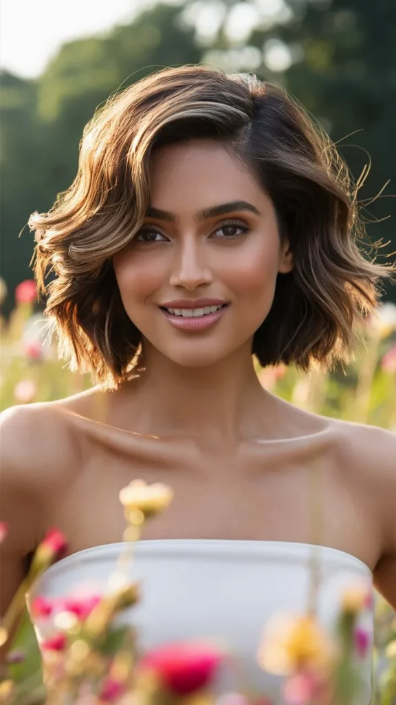 30+ Images of Stunning Short Haircuts for Indian Women with Wavy Hair