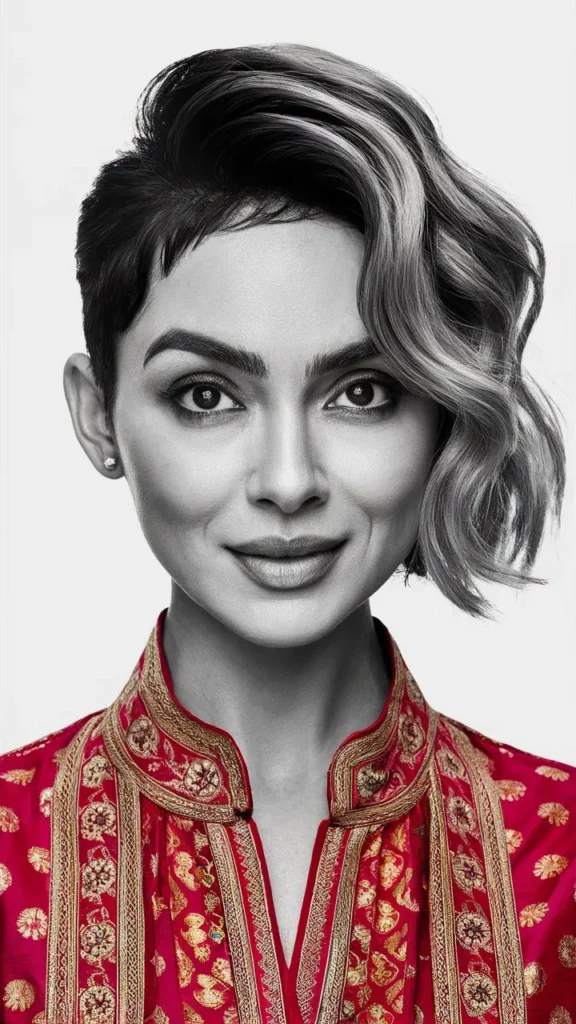 30+ Images of Stunning Short Haircuts for Indian Women with Wavy Hair