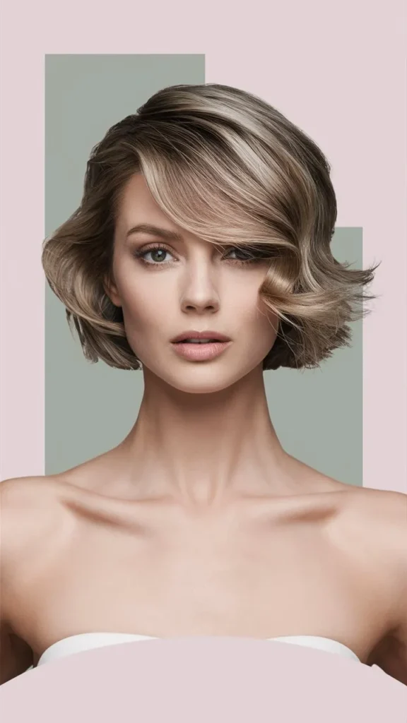 30+ Gorgeous Images of Short Thin Wavy Hair Styles for Women