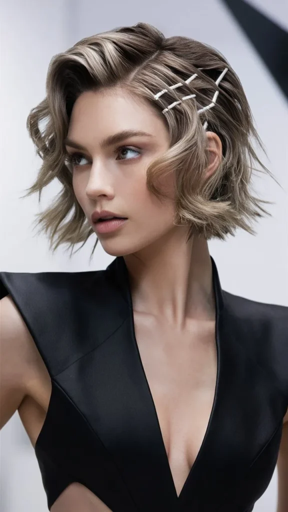 30+ Gorgeous Images of Short Thin Wavy Hair Styles for Women