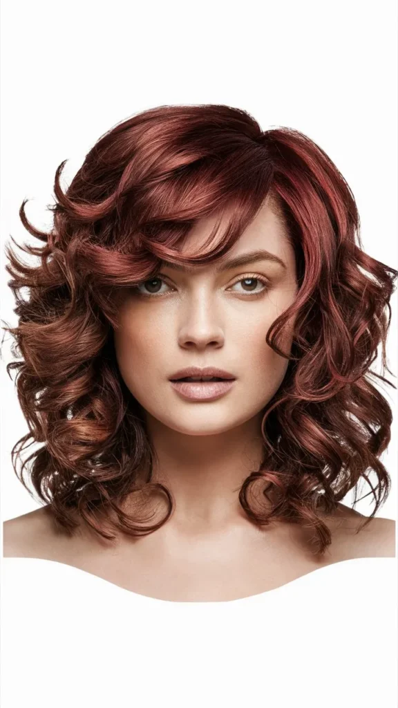 30+ Stunning Images of Medium Hairstyles for Women with Curly and Wavy Hair