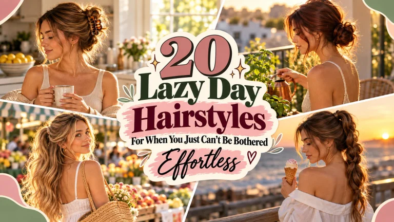 20 Lazy Day Hairstyles for When You Just Can’t Be Bothered