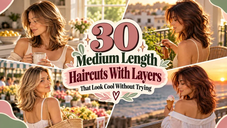 30 Medium Length Haircuts With Layers That Look Cool Without Trying