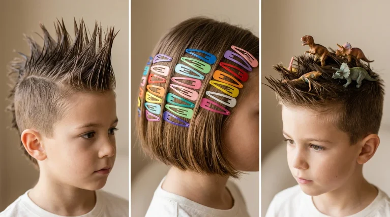 15 Easy Crazy Hair Day Ideas for Short Hair (Boys Too!)