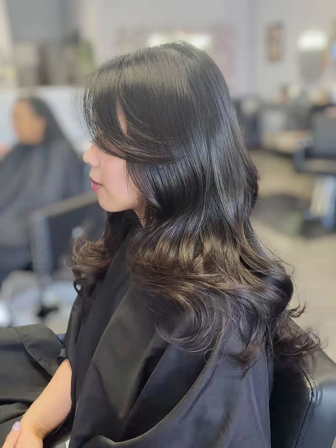 Medium shag haircut: soft lived-in shag with feathered layers