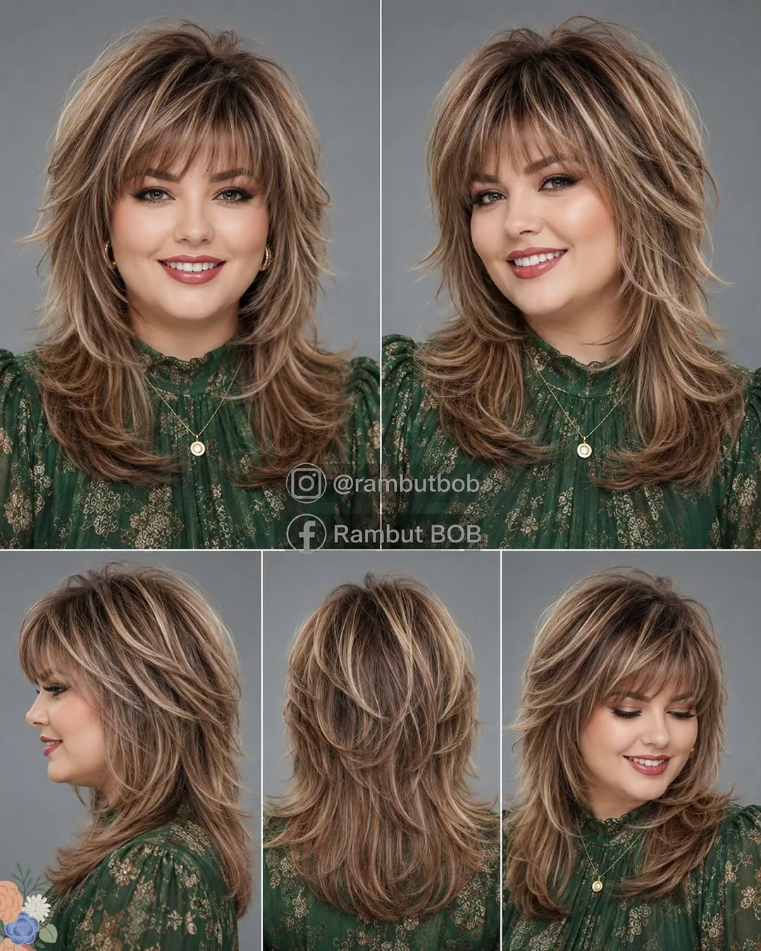 Medium shag haircut: korean soft shag
